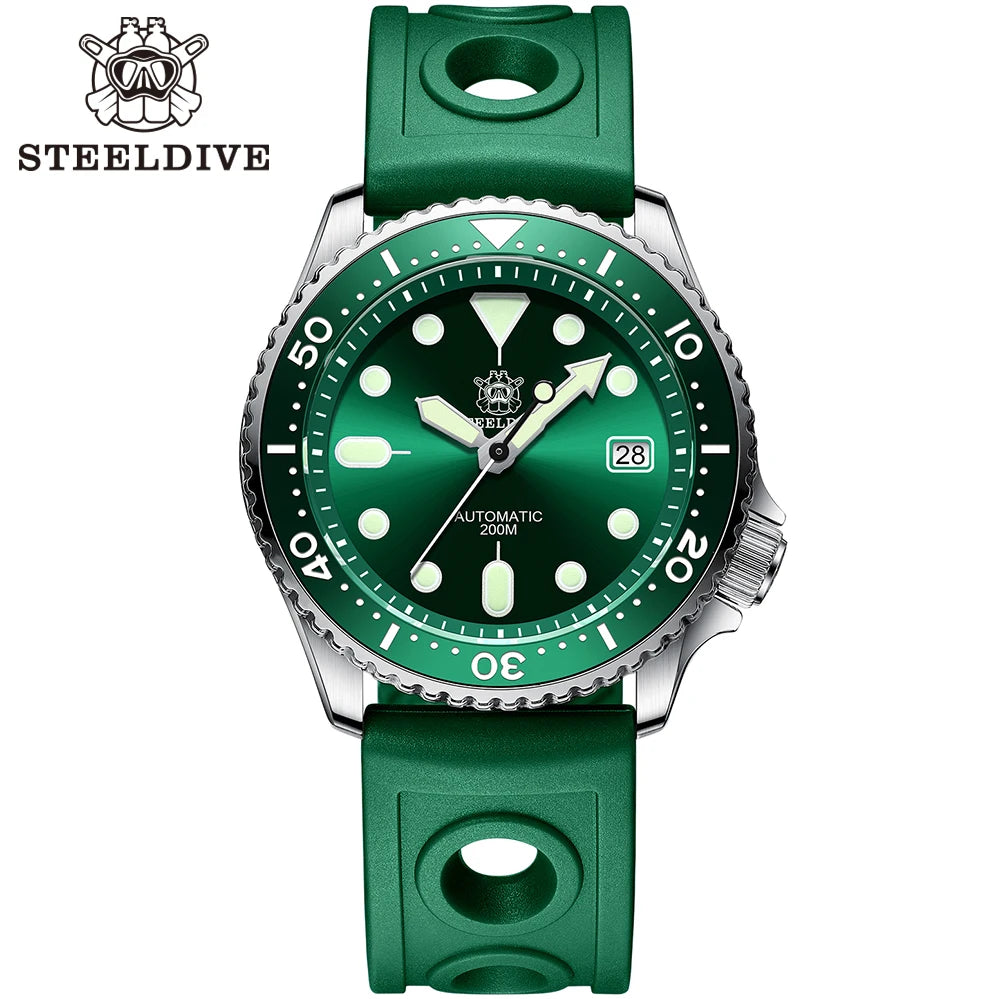 SD1996 Men'S Watch Dive Watch Automatic Mechanical Men'S Watch NH35 Bracelet 41Mm Diver Watch Men Watches