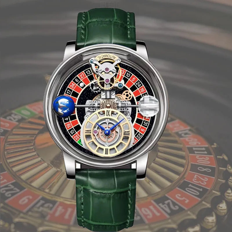 Men'S Gambling Dish Watch Business Watch Men'S Watch Sapphire Glass Quartz Watch Top Luxury Watch Men'S Waterproof Watch