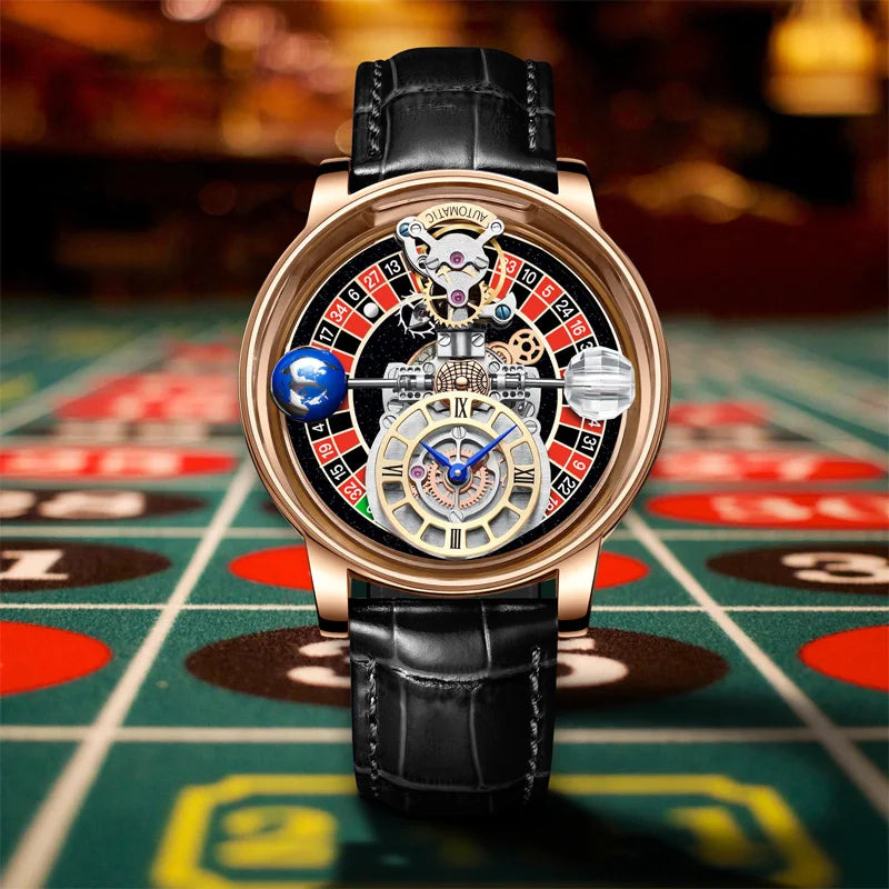 Men'S Gambling Dish Watch Business Watch Men'S Watch Sapphire Glass Quartz Watch Top Luxury Watch Men'S Waterproof Watch