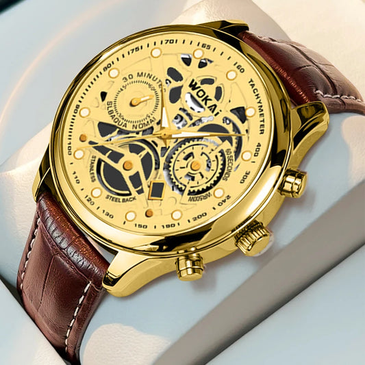 New 2025 Voke Business Watch Quartz Sports Watch Leisure Belt Men'S Watch Men'S Watch
