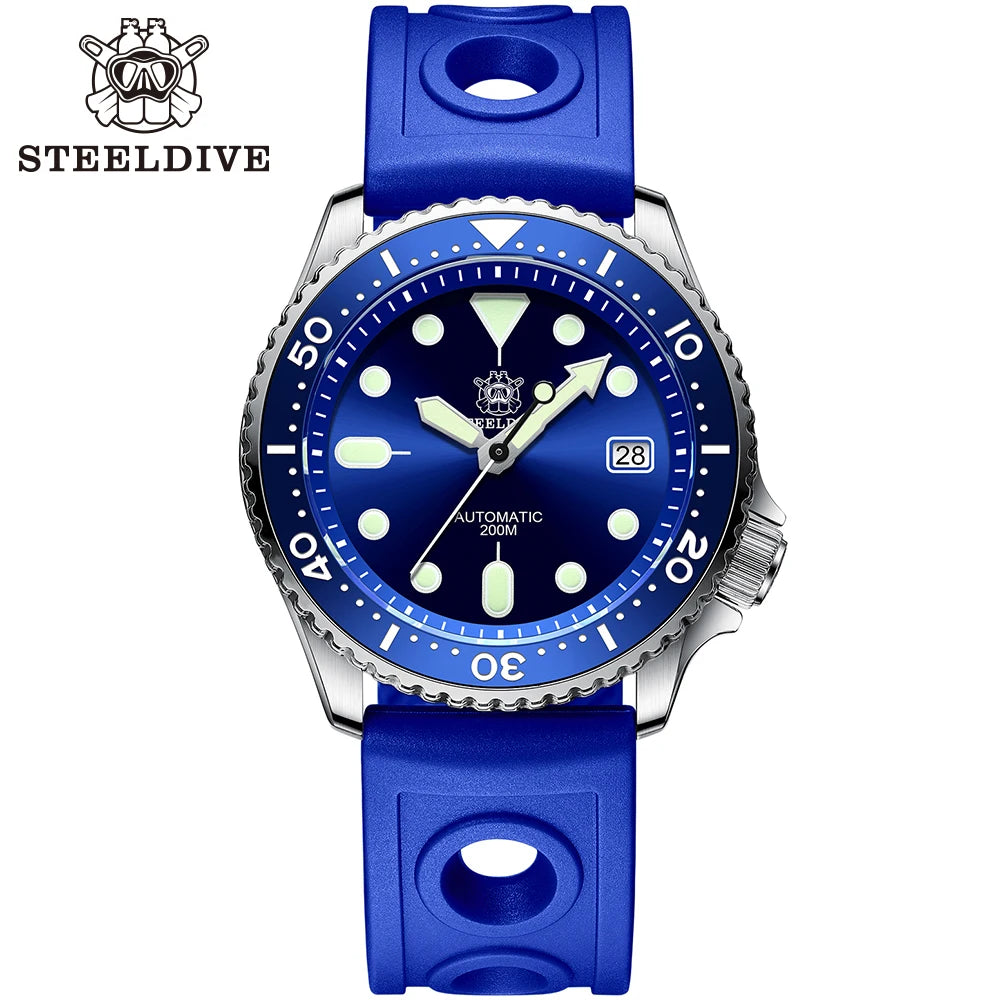 SD1996 Men'S Watch Dive Watch Automatic Mechanical Men'S Watch NH35 Bracelet 41Mm Diver Watch Men Watches