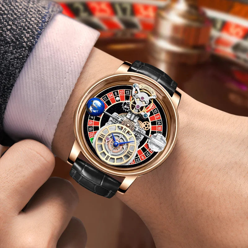 Men'S Gambling Dish Watch Business Watch Men'S Watch Sapphire Glass Quartz Watch Top Luxury Watch Men'S Waterproof Watch